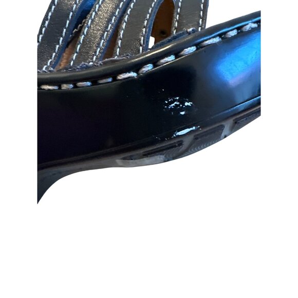 Natural Soul Size 6.5 Women’s by Naturalizer Strappy Wedge Sandals Black - Picture 14 of 14